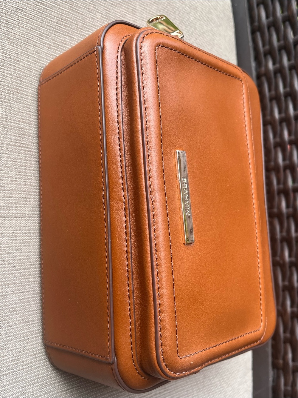 NWT BRAHMIN TORI in SADDLE HEROICA Smooth Leather Crossbody - Picture 5 of 14